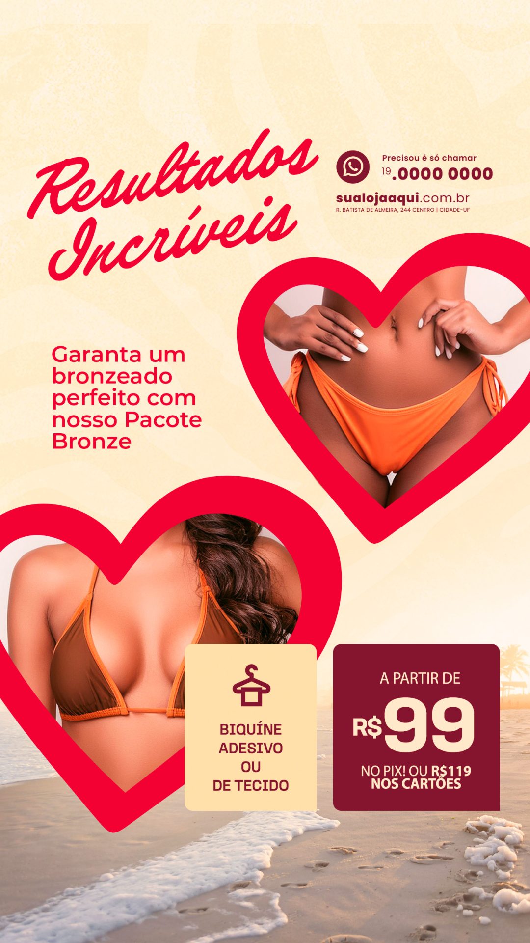 Flyer Bronze Resultados Incríveis